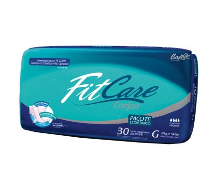 Fit care pañal adulto confor eco grande paq x 30 unid