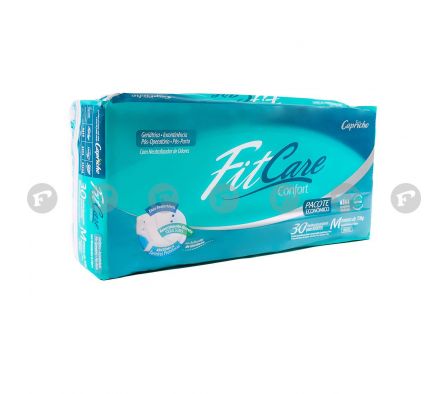 Fit care pañal adulto confor eco mediano paq. x 30 unidades