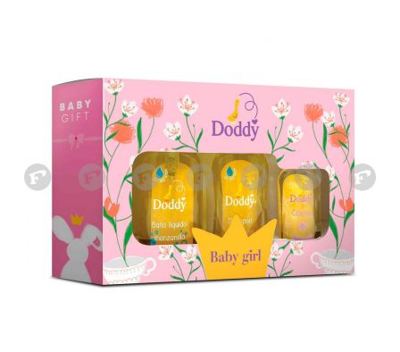 Doddy estuche de regalo (shampo+baño+colonia)nena