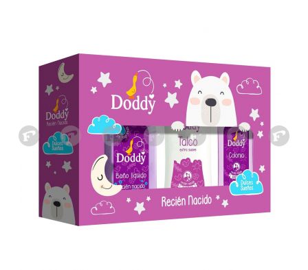 Doddy estuche de regalo ( baño+talco+colonia) sueño