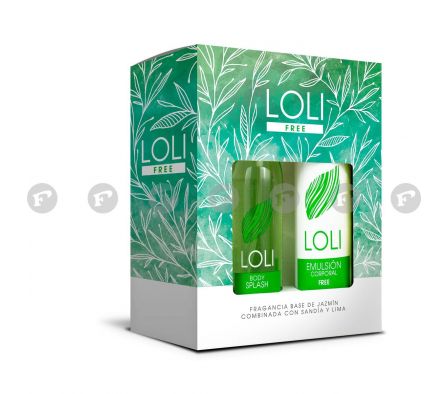 LOLI  ESTUCHE CORPORAL FREE (BODY SPLASH +EMULSIO) EST