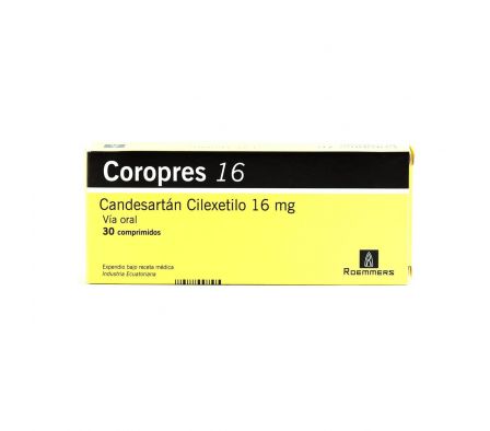 COROPRES 16 MG. CJ X 30 COMP.