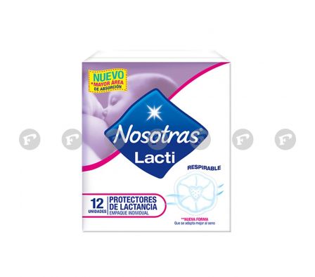 NOSOTRAS LACTI PROTECTOR DE LACTANCIA PAQ. X 12 UNID.