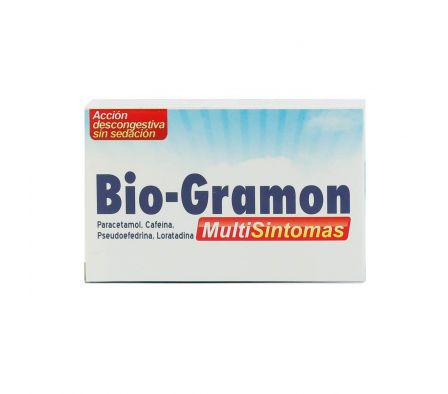 BIOGRAMON MULTISINTOMAS CJ X 18 COMP. REC.