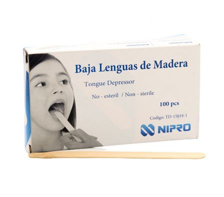 BAJA LENGUA DE MADERA (NIPRO) UNID.