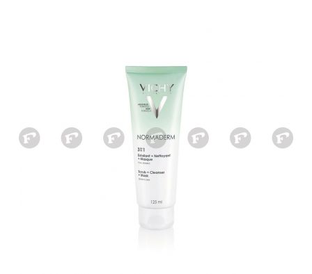 Vichy normaderm gel exfoliante 3 en 1 125 ml
