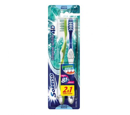 KOLYNOS CEP. DENTAL SORRISO XTREM WHITE 4D 2X11 UNID.*|