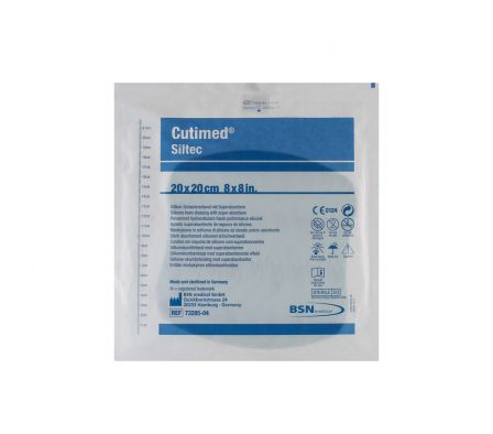 CUTIMED SILTEC 20 X 20 CM. R.72632 /73285-04 SOBRE X 1 UNID.