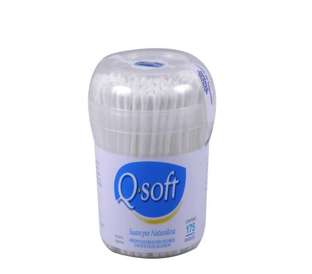 Q Soft baby hisopos x 175 unidades