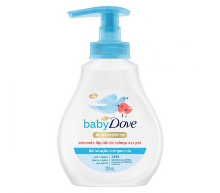 Dove baby jabon liquido h enriq. 200 ml