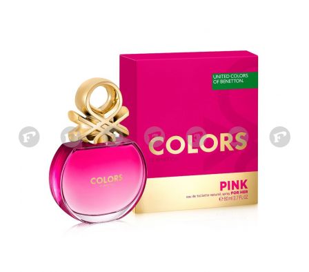 Benetton color pink edt 80 ml