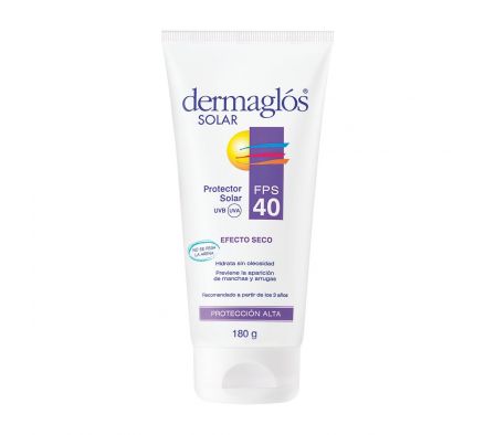 DERMAGLOS SOLAR EFECTO SECO FPS 40 FR. X 180 GR.