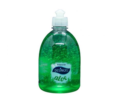 DESINGEL ALOE ALCOH. GEL FR. X 500 ML.