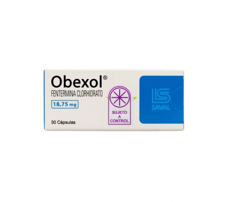 OBEXOL 18,75 MG. CJ X 30 CÁPS.