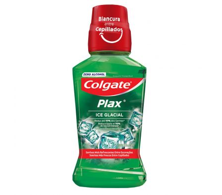 Colgate plax enjuage bucal glacial 250 ml*|