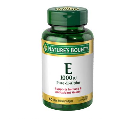 VIT. E 1000 IU NATURES BOUNTY FR. X 60 CÁPS.