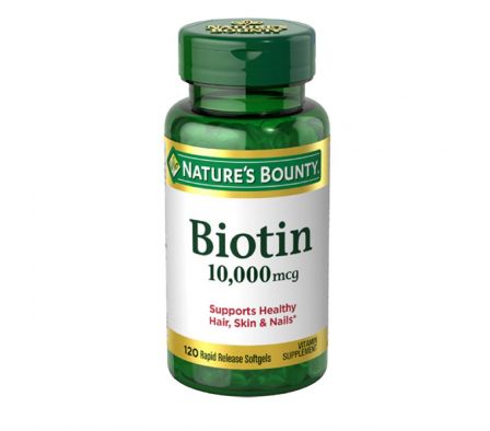 BIOTIN 10000 MCG NATURES BOUNTY FR. X 120 CÁPS.