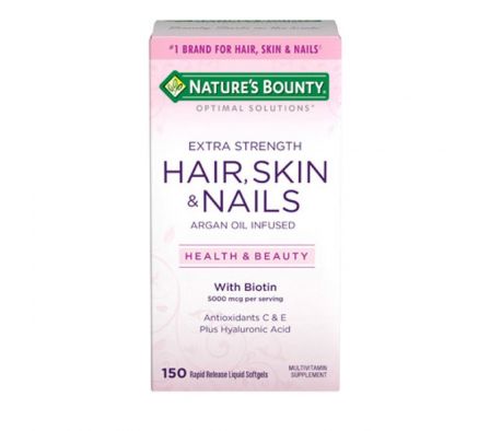 HAIR, SKIN & NAILS NATURES BOUNTY FR. X 150 CÁPS.