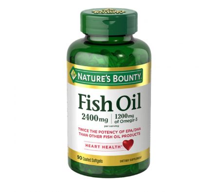 FISH OIL 2400 MG. NATURES BOUNTY FR. X 90 CÁPS.
