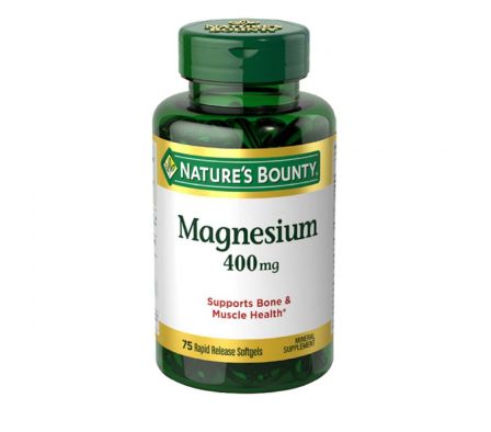 MAGNESIUM 400 MG. NATURES BOUNTY FR. X 75 CÁPS.