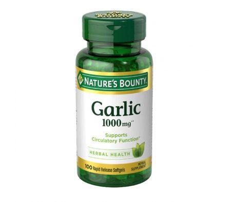 GARLIC 1000 MG. NATURES BOUNTY FR. X 100 CÁPS.