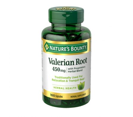 VALERIAN ROOT 450 MG. NATURES BOUNTY FR. X 100 CÁPS.