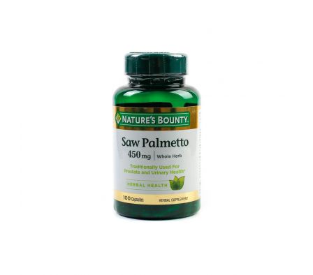 SAW PALMETTO 450 MG. NATURES BOUNTY FR. X 100 CÁPS.
