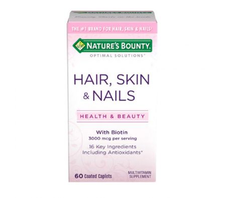 HAIR, SKIN & NAILS NATURES BOUNTY FR. X 60 TABL.