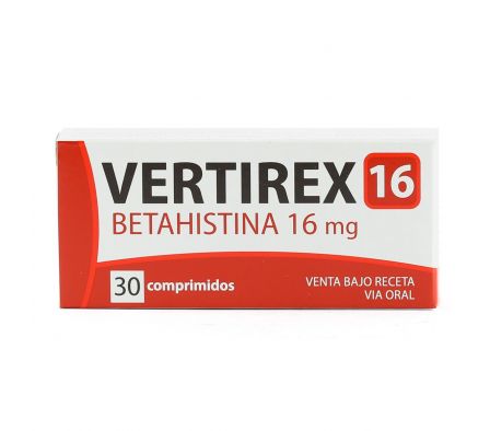 VERTIREX 16 MG. CJ X 30 COMP.