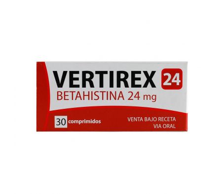 VERTIREX 24 MG. CJ X 30 COMP.