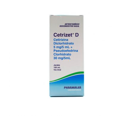 CETRIZET D JBE. FR. X 100 ML.