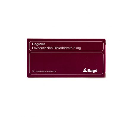 DEGRALER 5 MG. CJ X 30 COMP.