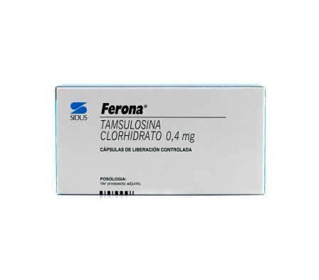FERONA 0,4MG CJ X 30 COMP.