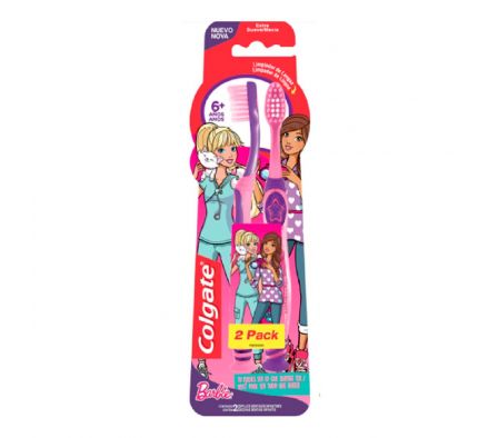 Colgate cepillo smiles barbie x2 6+años-|*|