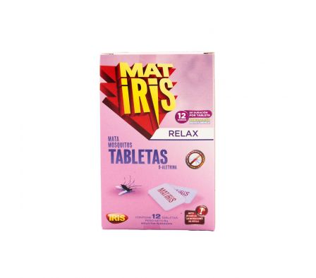 MATIRIS RELAX TABLETAS MATA MOSQ. CJ X 12 UNID.
