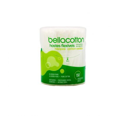Bellacotton hisopos flex pote flit top 150 unidades