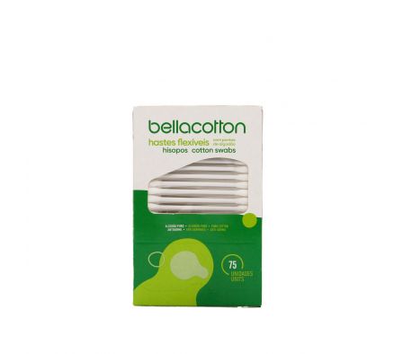 Bellacotton hisopos flex cartucho 75 unidades