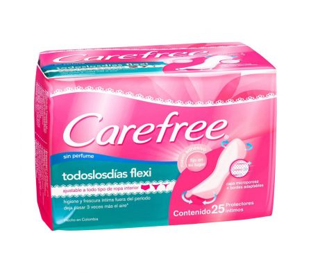 Carefree todoslosdias flexi x 25 unid../.