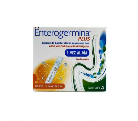 ENTEROGERMINA PLUS CJ X 5 AMP.BEBIBLES