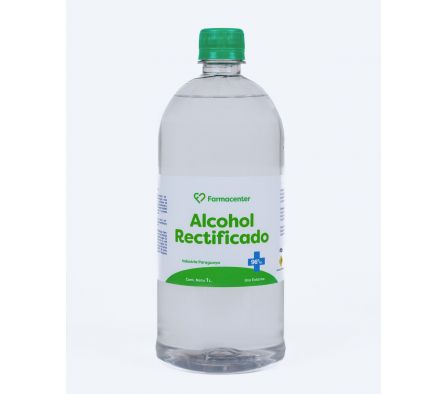 ALCOHOL RECTIF. FARMACENTER FR. X 1000 ML.