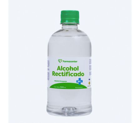 ALCOHOL RECTIF. FARMACENTER FR. X 500 ML.