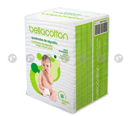 Bellacotton algodon cuadro naxi bebe 50 unidades