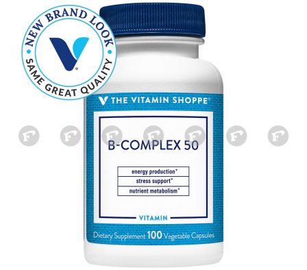 B-COMPLEX 50 VIT. SHOPPE FR. X 100 CAPS.
