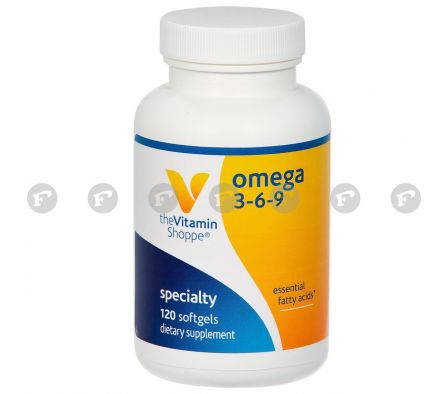 OMEGA 3-6-9 VIT. SHOPPE FR. X 120 CAPS. BLANDAS