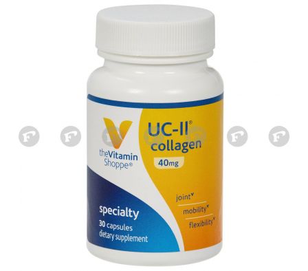 COLLAGEN UC-II 40 MG. VIT. SHOPPE FR. X 30 CAPS. Colageno