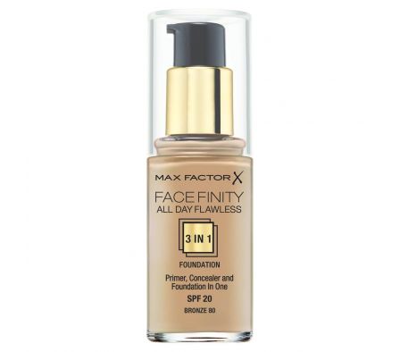 Max factor face finity 3 en 1 base spf20 fdn bronceº80