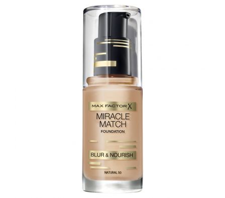 Max factor miracle match blur & nourish natural 50 unid.