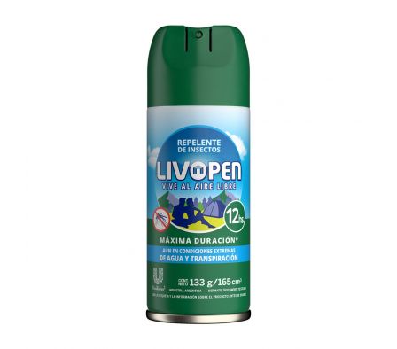 Livopen repelente aerosol maxima duracion 165ml./.