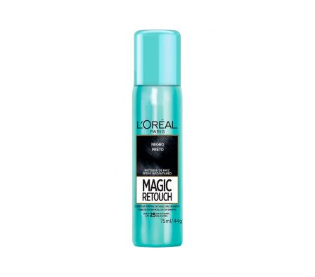 Loreal magic retouch negro temp para canas frasco x 75 ml