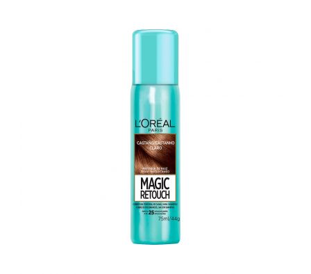 Loreal magic retouch castaño claro temp para canas frx 75 ml
